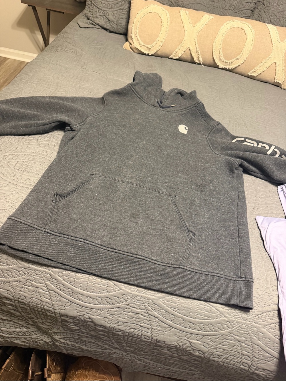 Carhartt Women’s Hooded Sweatshirt - Charcoal Gray